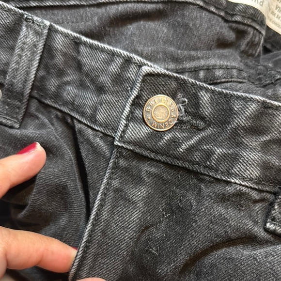 Bershka Black Flare Wide-Leg Jeans - Picture 10 of 11